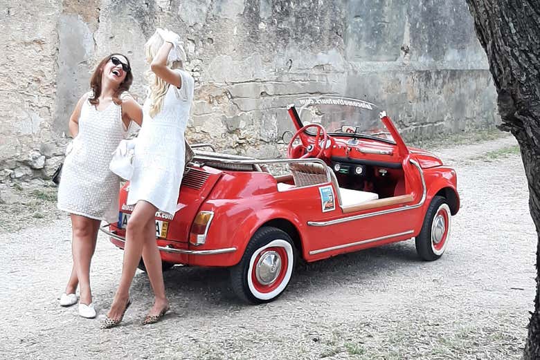 Desfrutando do Fiat 500 por Lisboa