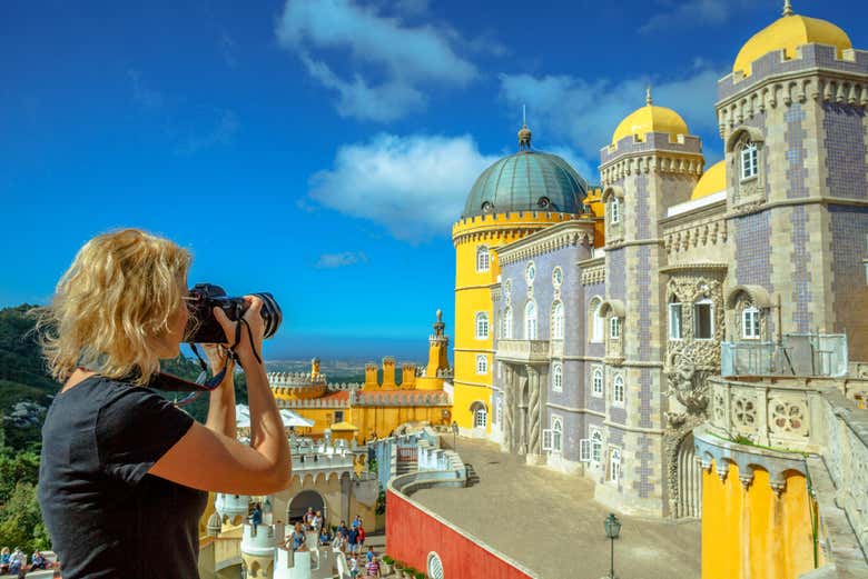 Fotografando o Palácio da Pena de Sintra