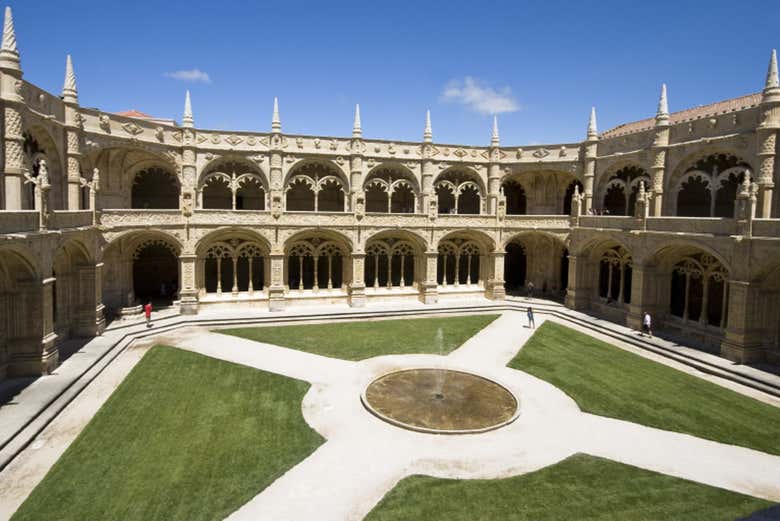 O claustro do mosteiro dos Jerónimos
